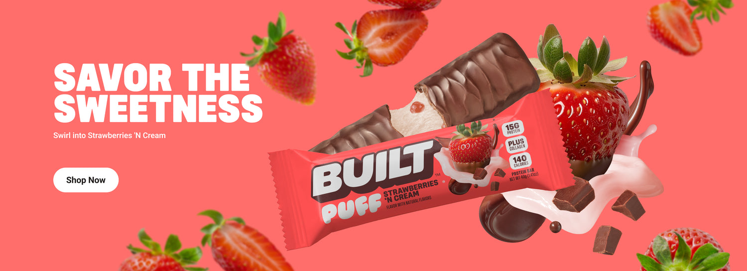 40% Off On BUILT Protein Bars